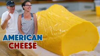 WOW! CRAZY! Home Made Processed American Cheese Recipe - Glen And Friends Cooking