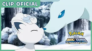 ¡Nivi y Ninetales de Alola! | Serie Pokémon Sol y Luna-Ultraaventuras | Clip oficial