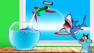 Oggy Became A last Fish [ Flying Fish ] but Sad Ending | I am Fish || With Oggy Jack