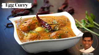 Muttai Kulambu Recipe | How to Make Egg Curry Recipe in Tamil | CDK # 369 | Chef Deena's Kitchen