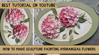 Sculpture Painting Tutorial for Beginners|Sculpture painting Flowers Tutorial|Sculpture Painting