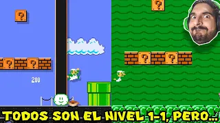 SUPER MUNDO DONDE TODOS LOS NIVELES SON EL 1-1, PERO... - Super Mundo Mario Maker 2 Pepe el Mago #1