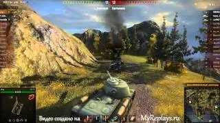 WOT: Фьорды - КВ-1С - 8 фрагов -