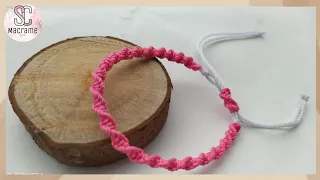 Macrame Bracelet Tutorial || Macrame bracelet spiral knot