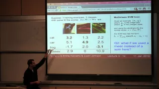 CS231n Winter 2016: Lecture 3: Linear Classification 2, Optimization