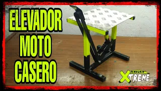 🔴 CABALLETE ELEVADOR para moto de campo CASERO [ home made Dirtbike stand DIY ]