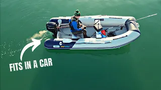 POCKET ROCKET - TINY Inflatable Boat & Water Test SIB