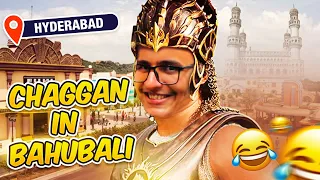 I'm in Baahubali 3 😂😂 - Chaggan Vlogger in Hyderabad!!!