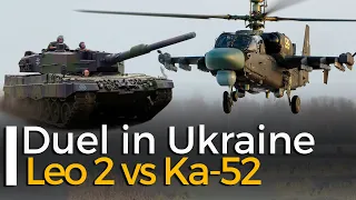 Leopard 2 vs Ka-52 Alligator: Fighting in Ukraine