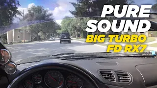 POV: You drive another BIG TURBO FD RX7 | PURE SOUND (4K)