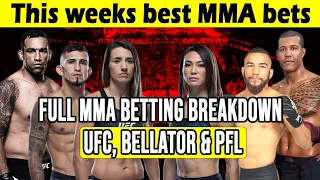 This weeks best MMA bets for UFC, Bellator & PFL