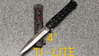 Cold Steel Ti-Lite 4" version: About Time, first impressions and thoughts;)