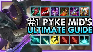 THE ULTIMATE SEASON 12 PYKE MID GUIDE | RUNES, BUILD & COMBOS | Challenger League of Legends Guide