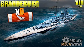 Brandenburg 6 Kills & 183k Damage | World of Warships Gameplay 4k