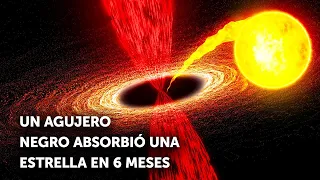 Un agujero negro comió una estrella como espagueti, mira qué vieron los astrónomos