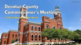 03/20/2023 - Decatur County Commissioner's Meeting