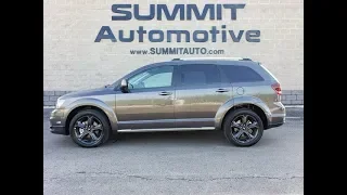 2018 DODGE JOURNEY CROSSROAD AWD WALK AROUND REVIEW FOND DU LAC 54935 SOLD! 10152 www.SUMMITAUTO.com