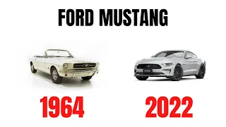 FORD MUSTANG (Evolution 1964 - 2022) - TechnoEvolution