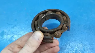 DO NOT throw away a broken bearing. Brilliant DIY idea