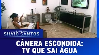 Câmera Escondida (14/08/16) - TV que sai água