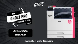 Xerox VersaLink® C8000W! Driver Installation & First Print with Ghost Pro SRA3 White Toner Printer