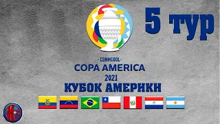 Футбол КОПА АМЕРИКА 2021 (COPA AMERICA) 5 ТУР ВСЕ УЧАСТНИКИ ПЛЕЙ ОФФ  Расписание 1/4 ФИНАЛА