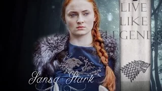 Sansa Stark The wolf raised amongst lions || Live Like Legends