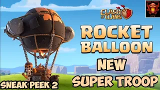 ROCKET BALOON , New Super Troop Explained in Clash of clans Tamil #SHAN