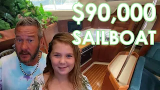 $90,000 SAILBOAT! Ep 194 - Lady K Sailing