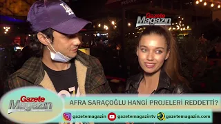 AFRA SARAÇOĞLU HANGİ PROJELERİ REDDETTİ?