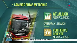 L12 Metro CDMX: Metrobús cambia su ruta por reapertura de estaciones | Noticias con Francisco Zea