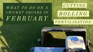 What to do on a Cricket Square in February #groundsman #cricketground #groundsmen #cricketground