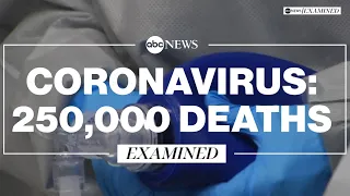 US crosses 250,000 coronavirus deaths | ABC News