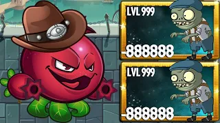 Super Steam Imp Zombie 2.1 Million HP Vs Super Plant Level 100 - PvZ 2 Challenge