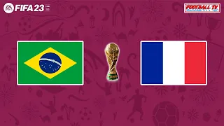FIFA 23 - Brazil vs France - FIFA World Cup Final - Neymar vs Mbappe | Next Gen Gameplay PC [4K]