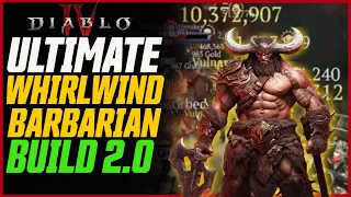 UPDATED BEST WHIRLWIND BUILD! // Diablo 4 Barbarian Build Guide (Bleedzerker 2.0)