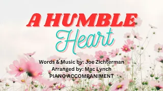 A Humble Heart | Piano Accompaniment