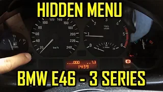 BMW E46 Hidden Menu All Codes