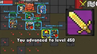 Rucoy Online - Level Up 450 & New Sword! [PvP]