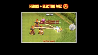 Let's take Help of Electro Wizard😍| Clash of Clans...Coc #shorts #ytshorts #clashofclans #coc #india