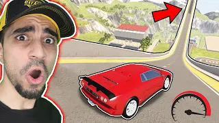 تحدي اسرع سيارة في العالم " لمبرجيني ؟ " | BeamNG Drive !!