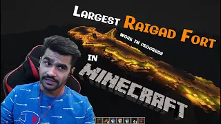 Largest Raigad Fort In MINECRAFT