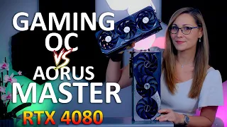 Gigabyte RTX 4080 Cards - Gaming OC vs AORUS Master