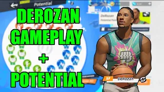 DEMAR "DEEBO" DEROZAN! Gameplay WITH Not Max Potential & Talents | Dunk City Dynasty #demarderozan