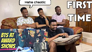 Friends watch BTS being BTS at Award Shows | For The First Time!!