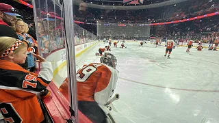 Flyers vs Canucks Opening Night Warmups (10/17/23)