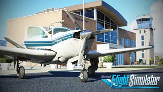 Carenado Beechcraft Bonanza V35 | Full Flight Review | Microsoft Flight Simulator