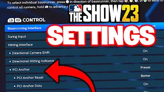 Best Settings for MLB The Show 23