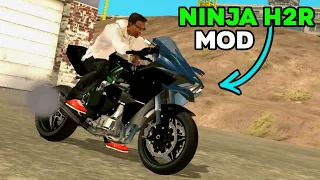 Kawasaki Ninja H2R + Bike Ifp - DFF & TXD - Gta Sa Mod