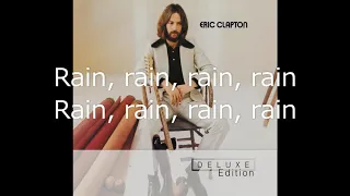 Eric Clapton - Let It Rain - Lyrics